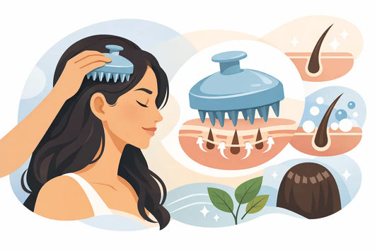 Scalp Massage Brush Benefits for Healthier-Looking Hair