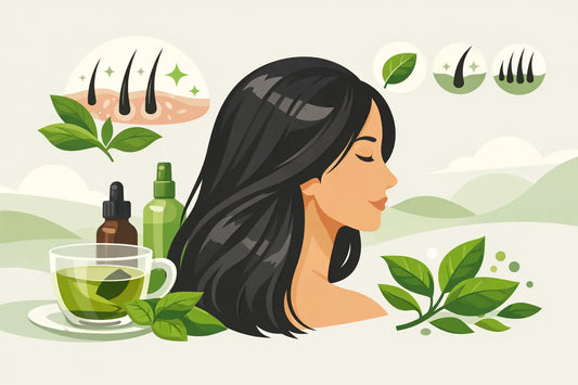 Green Tea Scalp Care Benefits for Fuller-Looking Hair