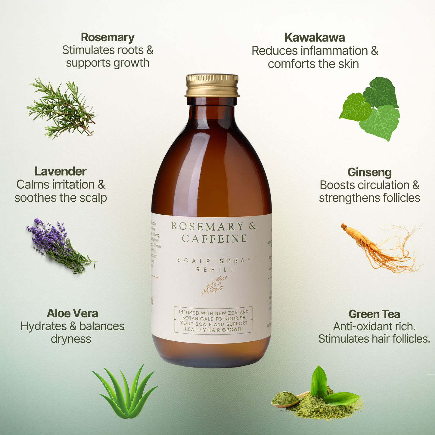 Rosemary and Caffeine Hair Support refill 300ml