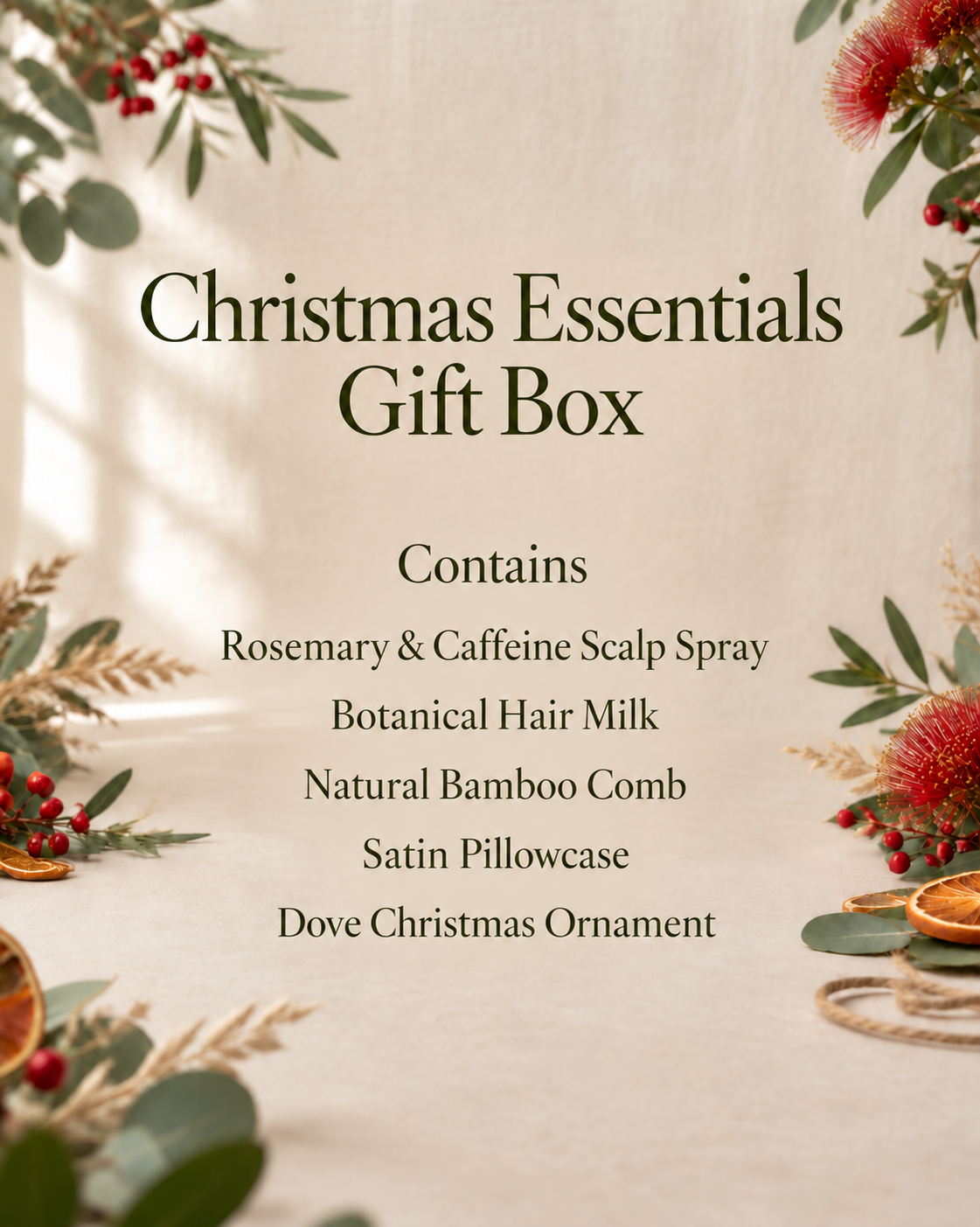 Christmas Essentials Gift Box by Tui & Moon Botanicals