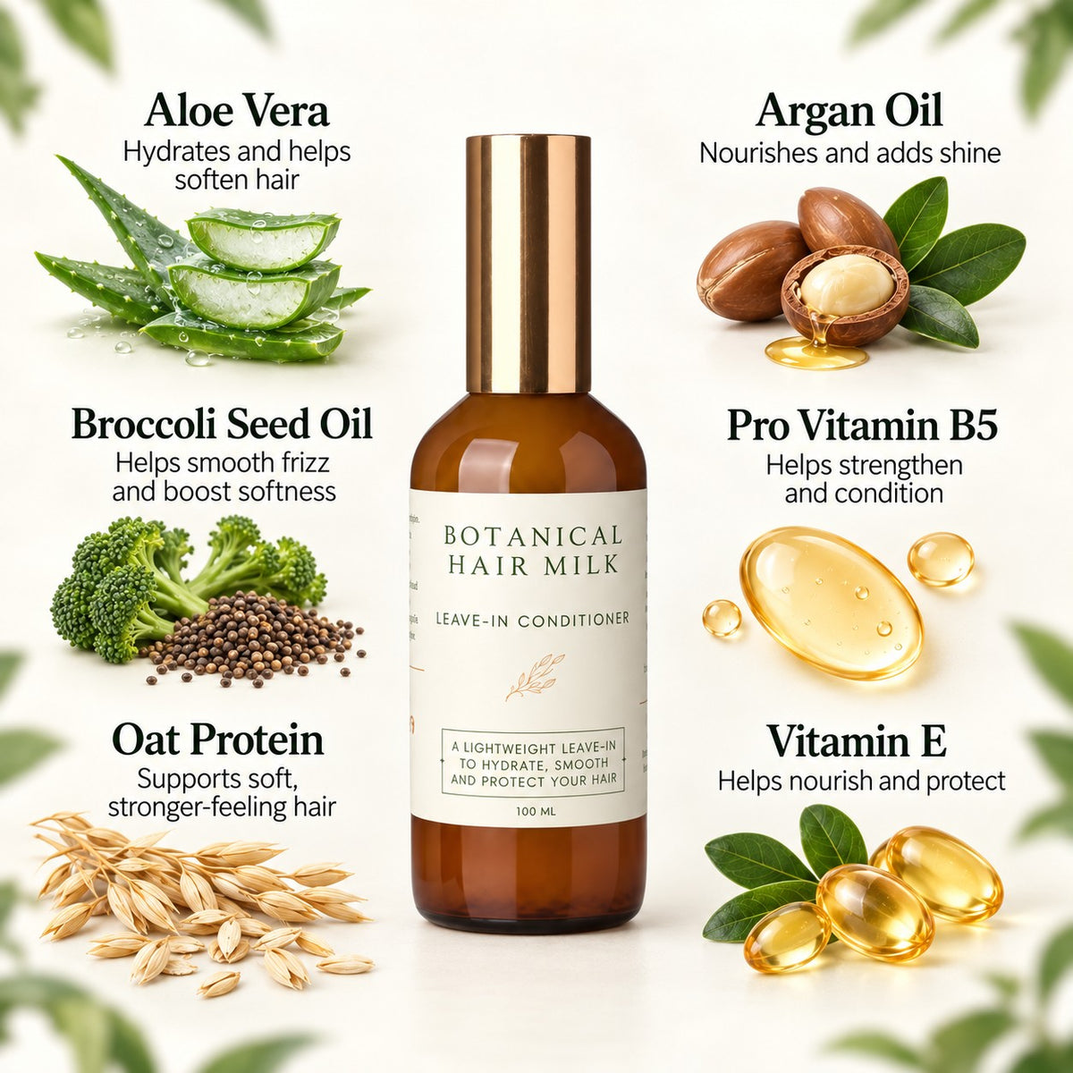 Botanical Hair Milk Leave-In Conditioner | 100ml