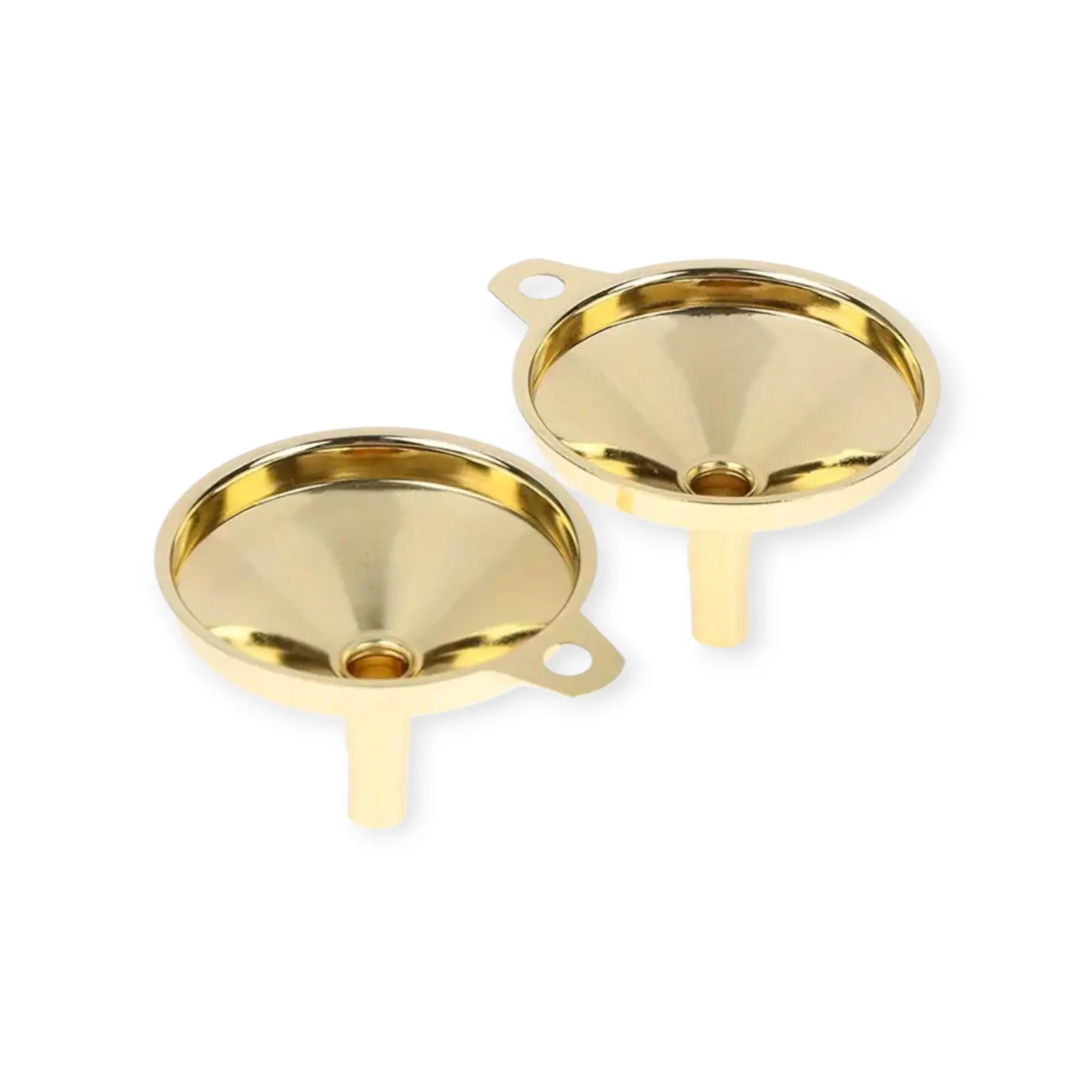 Stainless Steel Golden Refill Funnel - Tui and Moon Botanicals