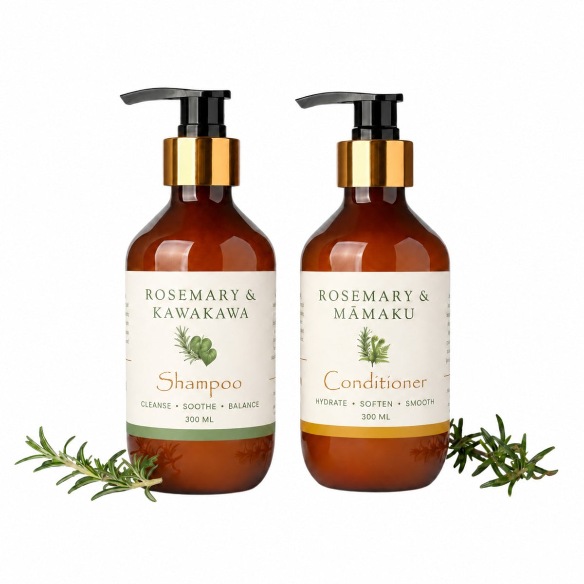Rosemary Botanical Shampoo & Conditioner Duo | Balance, Hydrate & Strengthen
